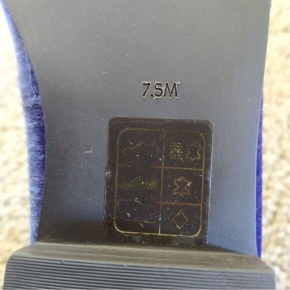 New NWOT Jack Rogers Velvet Slip On Loafers Nautical Sailboat Size 7 1/2 - Picture 9 of 10